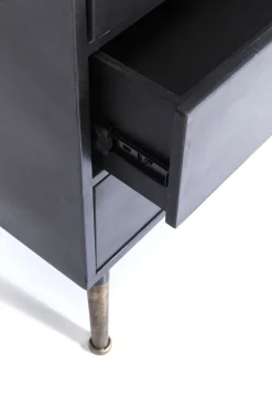 Hochschrank La Gomera 2 Türen 3 Schübe