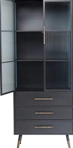 Hochschrank La Gomera 2 Türen 3 Schübe