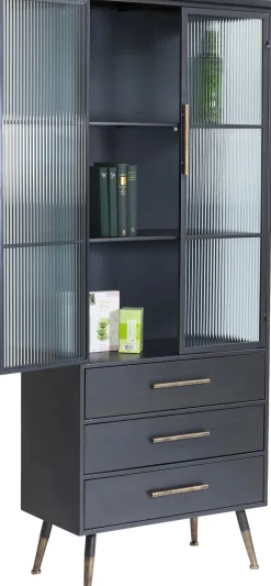 Hochschrank La Gomera 2 Türen 3 Schübe