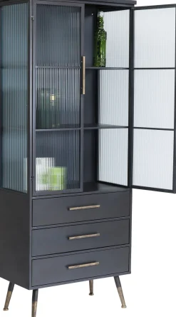 Hochschrank La Gomera 2 Türen 3 Schübe