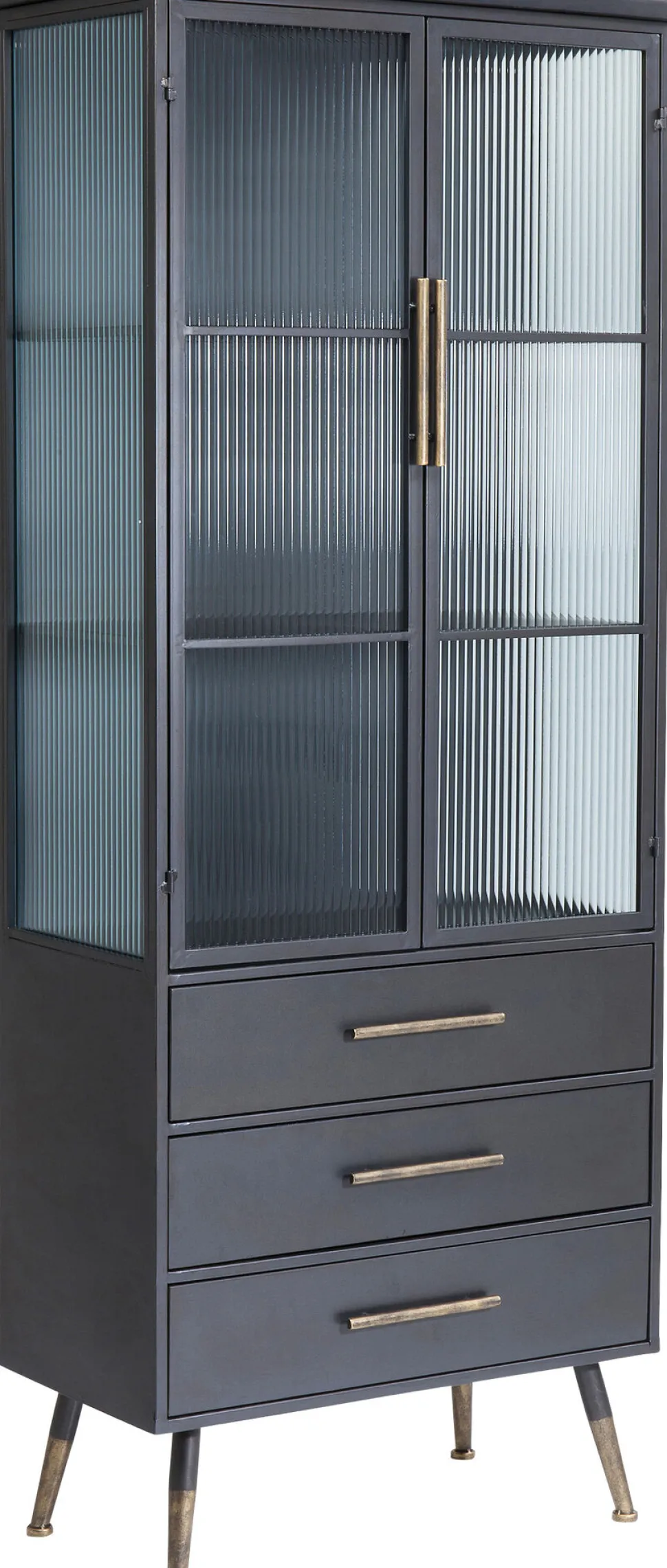 Hochschrank La Gomera 2 Türen 3 Schübe