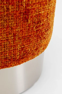 Hocker Berry High Silber Orange Ø39cm