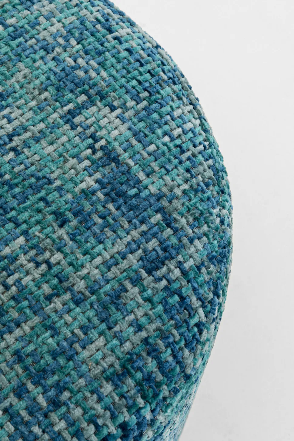 Hocker Berry High Silber Hellblau Ø39cm