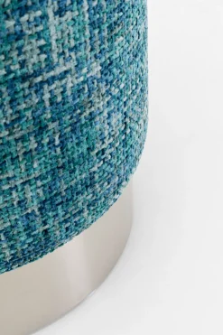 Hocker Berry High Silber Hellblau Ø39cm