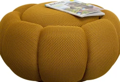 Hocker Peppo Bloom Gelb Ø72cm