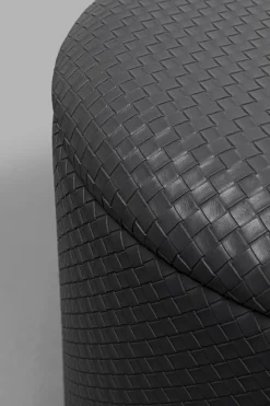 Hocker Venezia Storage Anthrazit Ø40cm