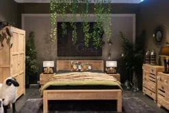 Holzbett Puro Hoch 100x200cm