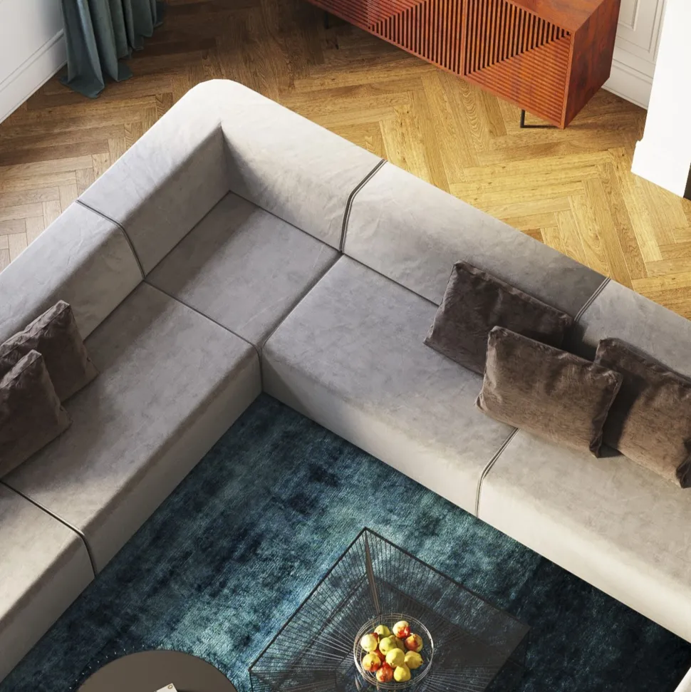 Infinity Ecke 100 Elements Grau Links