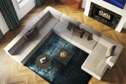 Infinity Ecke 100 Elements Grau Rechts