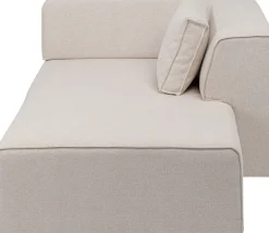 Infinity Ottomane Elements Creme Rechts 182cm