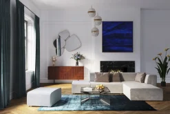 Infinity Ottomane Elements Grau Rechts