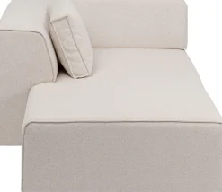 Infinity Ottomane Elements Creme Links 182cm