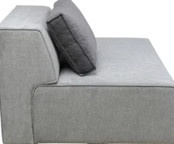 Infinity Ottomane Semi Elements Grau Rechts