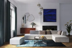 Infinity Ottomane Semi Elements Grau Rechts