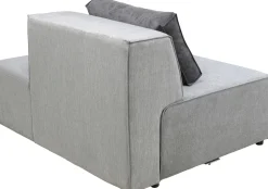 Infinity Ottomane Semi Elements Grau Rechts