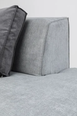 Infinity Ottomane Semi Elements Grau Rechts