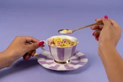 Kaffeetasse Harlequin Lila (2/tlg.)