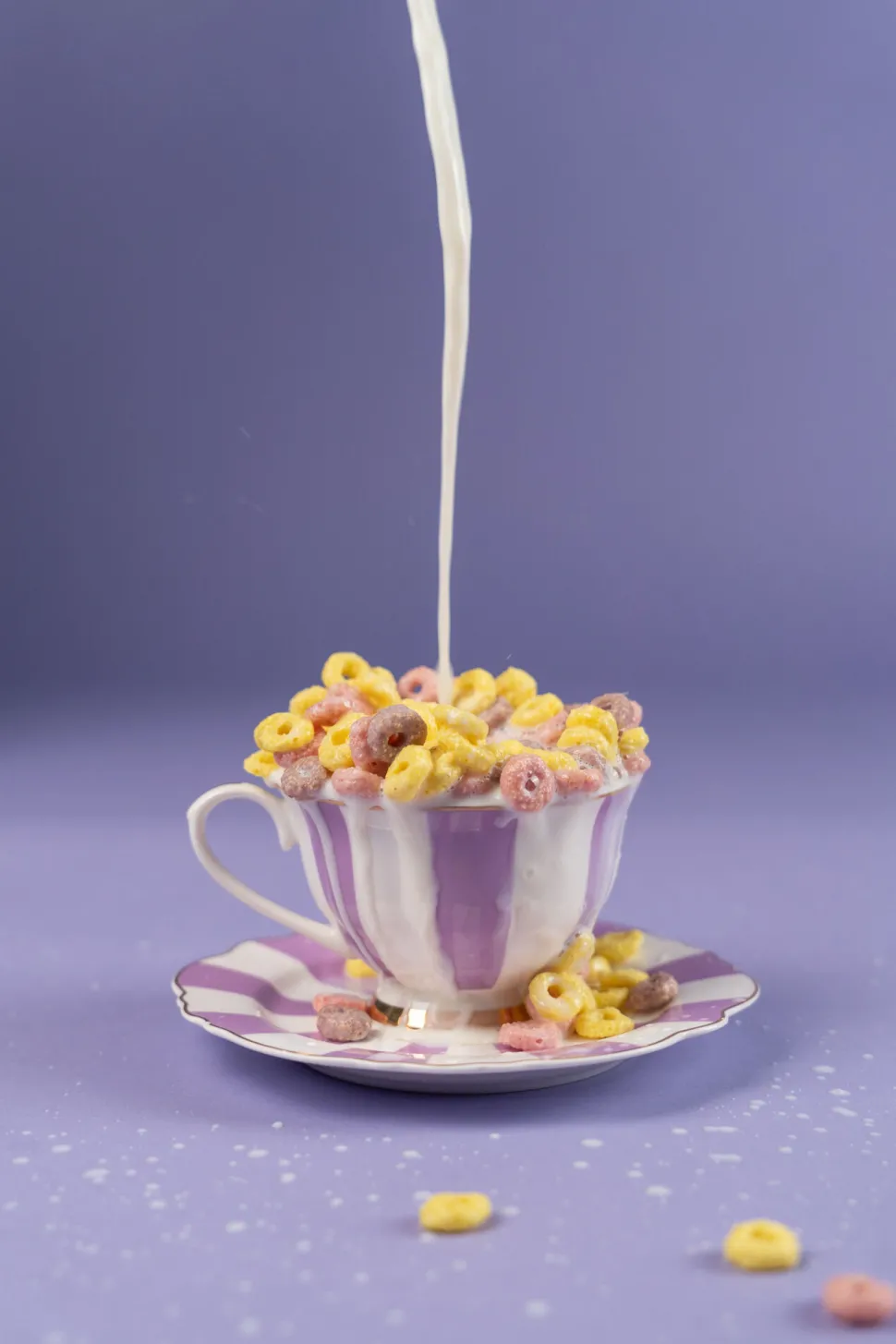 Kaffeetasse Harlequin Lila (2/tlg.)