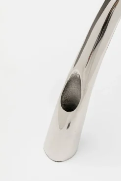 Kerzenständer Bow Duo Chrom 21cm