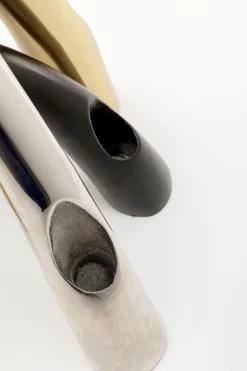 Kerzenständer Bow Duo Chrom 21cm