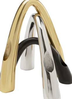 Kerzenständer Bow Duo Gold 25cm