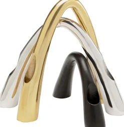 Kerzenständer Bow Duo Schwarz 13cm