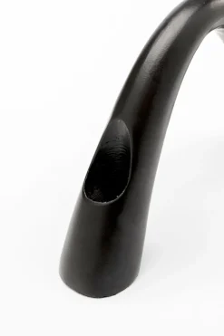 Kerzenständer Bow Duo Schwarz 13cm