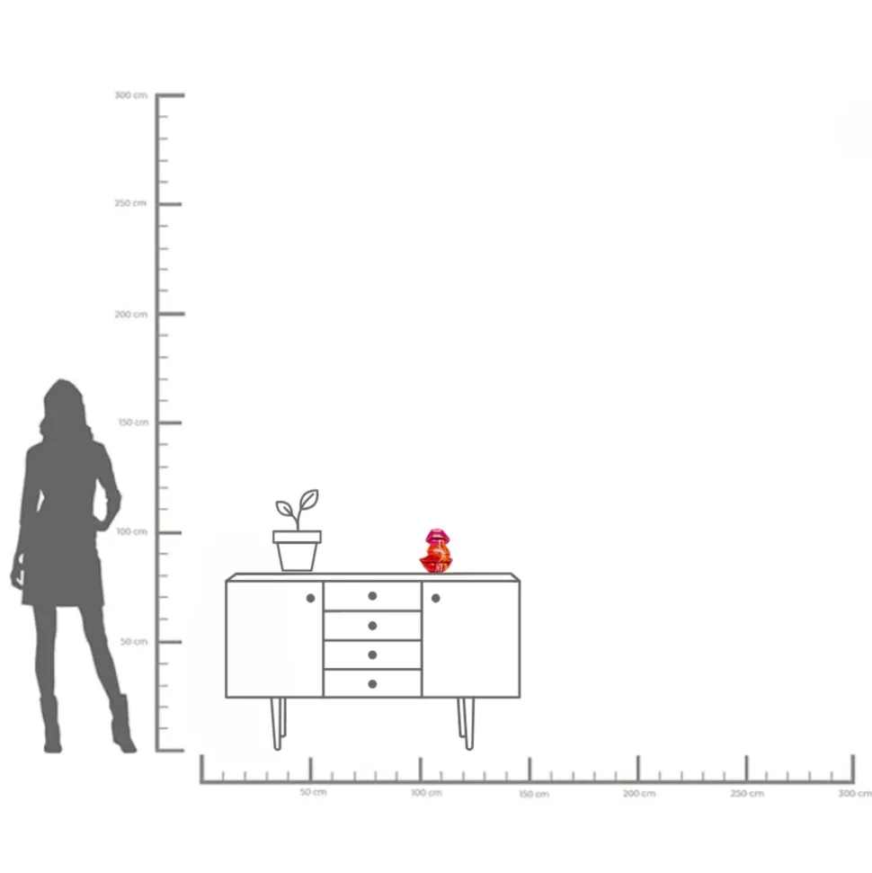 Kerzenständer Lips 17cm