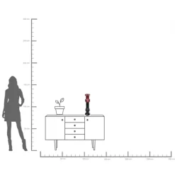 Kerzenständer Marvelous Duo Pink Grau 49cm