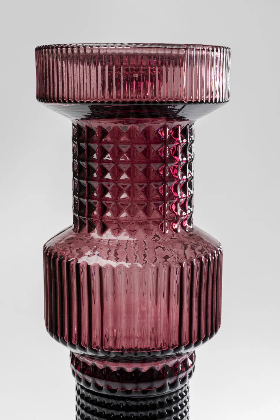 Kerzenständer Marvelous Duo Pink Grau 49cm