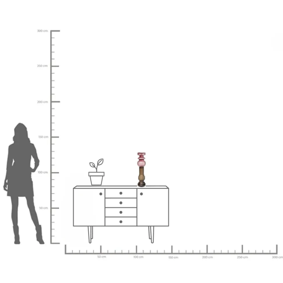 Kerzenständer Marvelous Duo Lila Grau 49