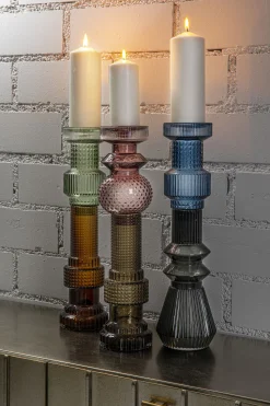 Kerzenständer Marvelous Duo Grün Braun 49cm