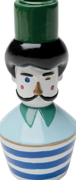 Kerzenständer Monsieur Mustache 16cm