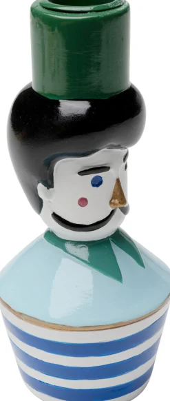 Kerzenständer Monsieur Mustache 16cm