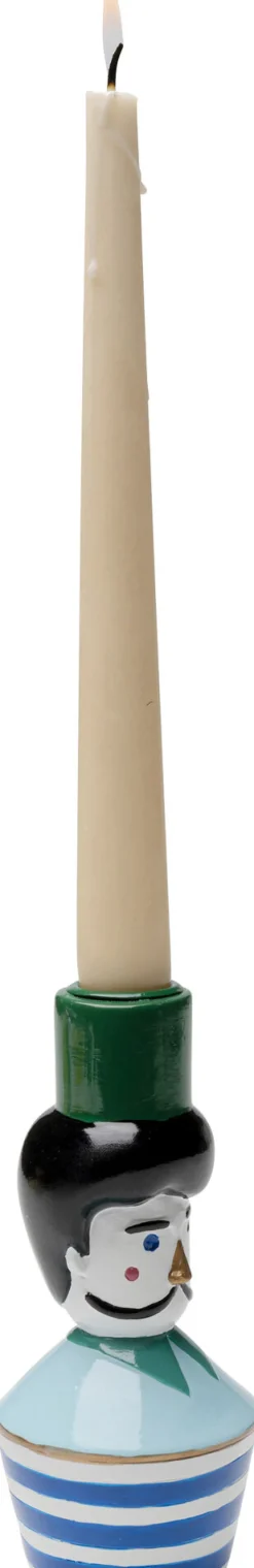 Kerzenständer Monsieur Mustache 16cm