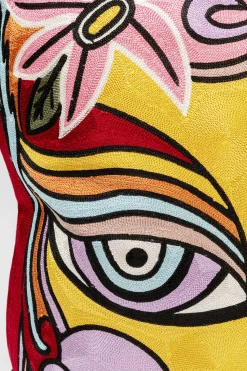 Kissen Art Line Face 50x50cm