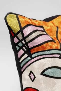 Kissen Art Line Orange 50x50cm