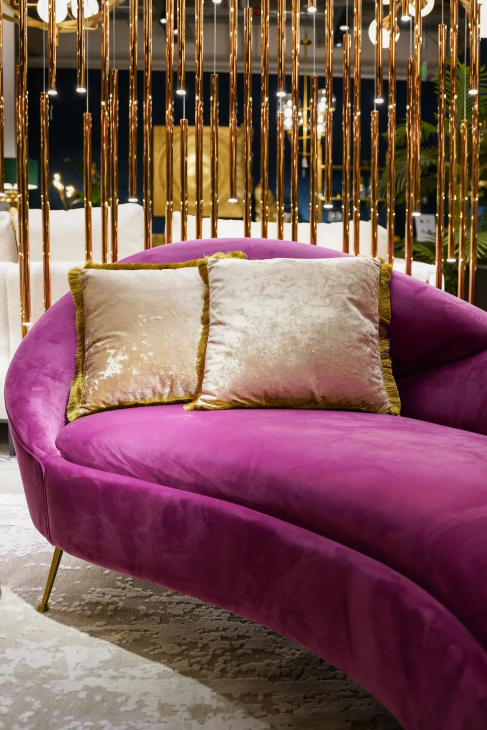 Kissen Cannes Puder 45x45cm