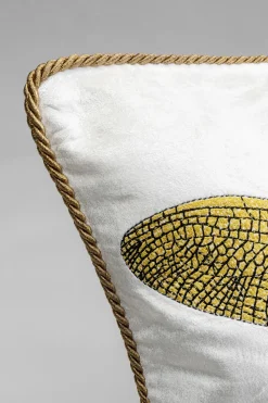 Kissen Glitter Dragonfly Weiß 40x40cm