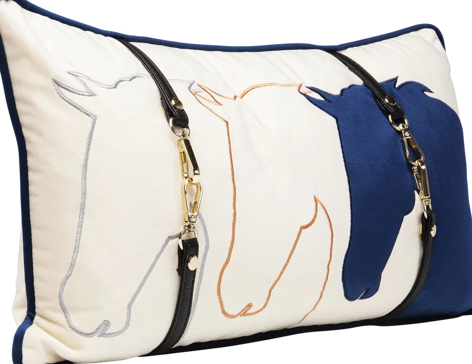 Kissen Horsefaces 28x50cm