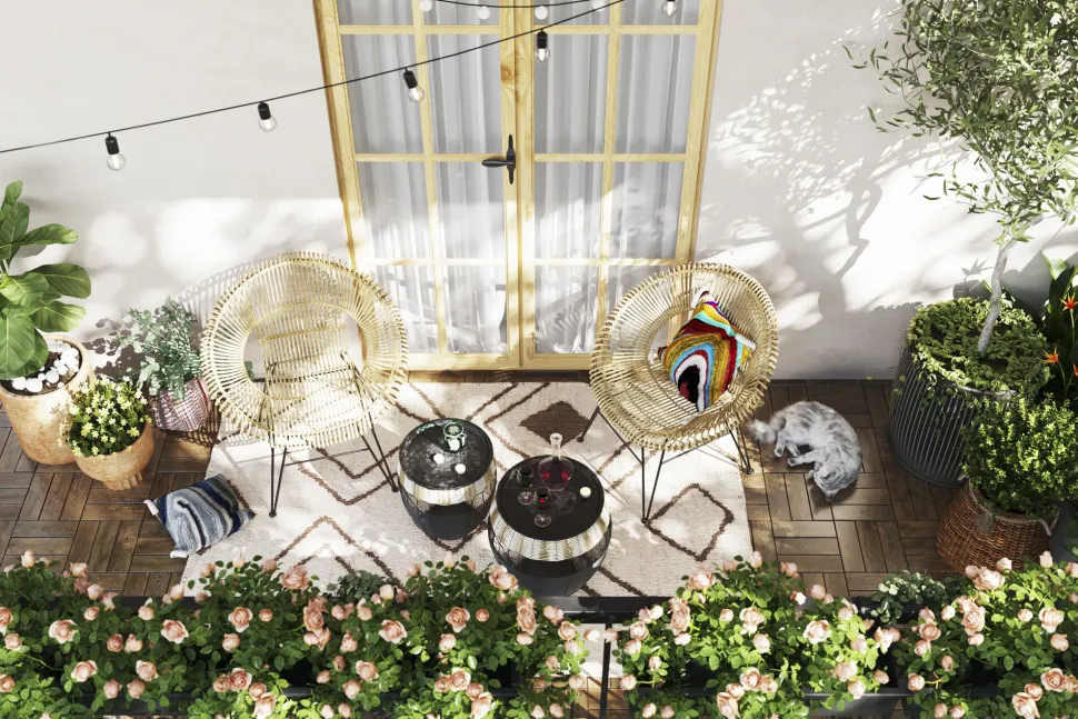 Kissen Lava Grau 45x45cm