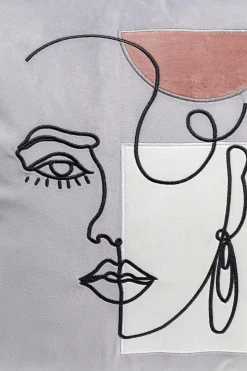 Kissen Mademoiselle 45x45cm