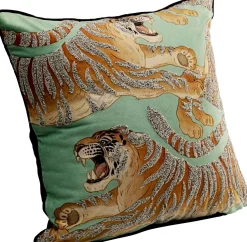 Kissen Tiger Love Mint 45x45cm