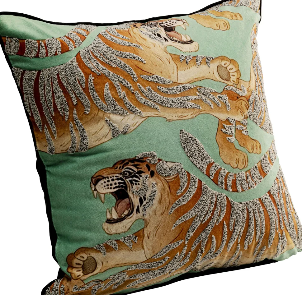 Kissen Tiger Love Mint 45x45cm