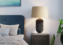 Kommode Klein Luxury Push 2 Schübe Grau