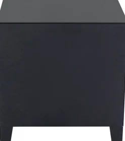 Kommode Klein Luxury Push 2 Schübe Grau