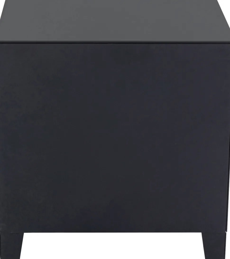 Kommode Klein Luxury Push 2 Schübe Grau