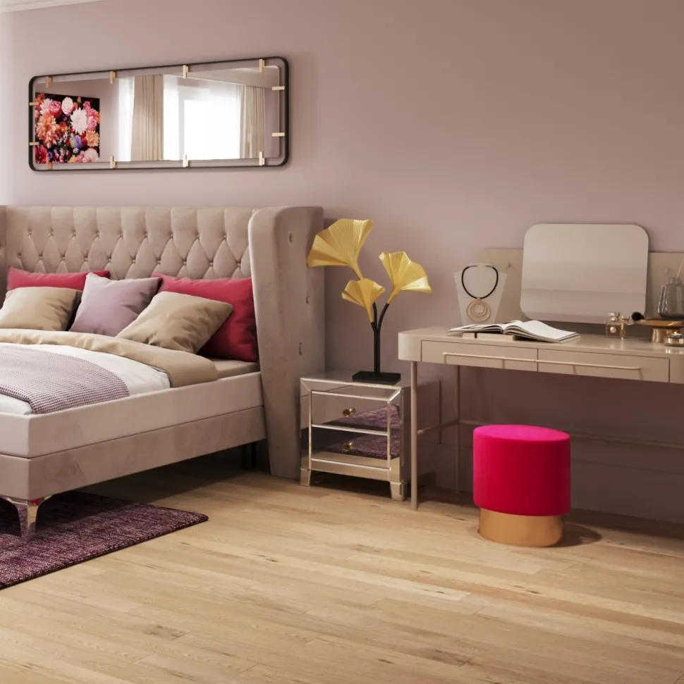 Kommode Klein Pearl Champagne 2 Schübe