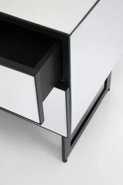 Kommode Klein Soran Schwarz 49x50cm