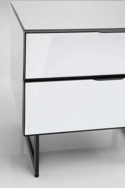 Kommode Klein Soran Schwarz 49x50cm